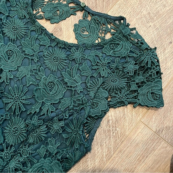 Lulu's Green Backless Mini Dress - Picture 6 of 9